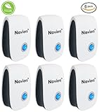 Pest Repeller Ultrasonic â€“ 6 Pack Repellent â€“ Electronic Plug-In for Mice, Rodents, Rats, Insects, Roaches, Flies, Fleas, bugs, Safe for Pets - Indoor Pest Control [2018 UPGRADED VERSION]