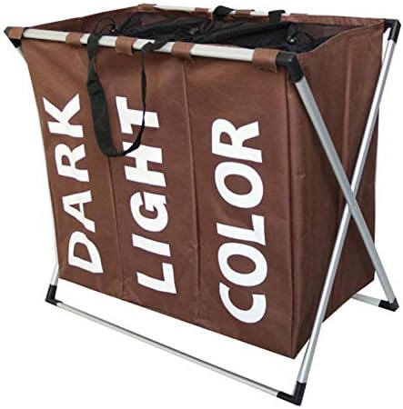 WYLF WäSchekorb Faltbar WäSchesortierer 3 FäCher Groß, WäSchebehäLter