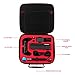 Tranesca Protective Portable Hard Shell carrying case for Nintendo Switch Console and Accessories ( Holds 21 Game Cartridge and comes with bonus screen protector and Joy cons grip )thumb 3