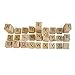 Fuhaieec 200wood 200Scrabble Letter Tiles, 2-Sets, Wood (Pack of 2 )