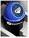 Zone Tech Portable Mini Car Garbage Can – Classic Black and Blue Premium Quality Black Universal Traveling Portable Car Trash Can