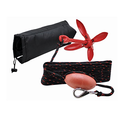 Extreme-Max-30066548-BoatTector-Complete-Grapnel-Anchor-Kit-for-Small-Boats-Kayaks-PWC-Jet-Ski-Paddle-Boards-etc-35-lbs