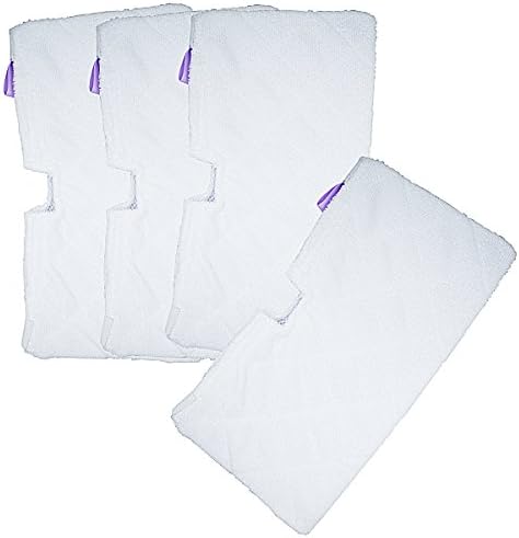 Sumint 4 Pack Washable Microfiber Mop Pads Replacement for Shark Steam Pocket Mops S3500 series, S3501, S3601, S3550 and S3901 Shark Steam Duster Microfiber Cleaning Pads Cloth Cover