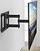 Husky Mounts Full Motion TV Bracket Fits Most 32-55 Inch LCD LED Flat Screen Articulating Tilt Swivel TV Wall Mount Corner Friendly