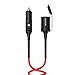 BC Master Cigarette Lighter Extension Cord 13Ft/4M Safety Durable 12V/24V Power Cable with Car Cigarette Lighter Plug Socket