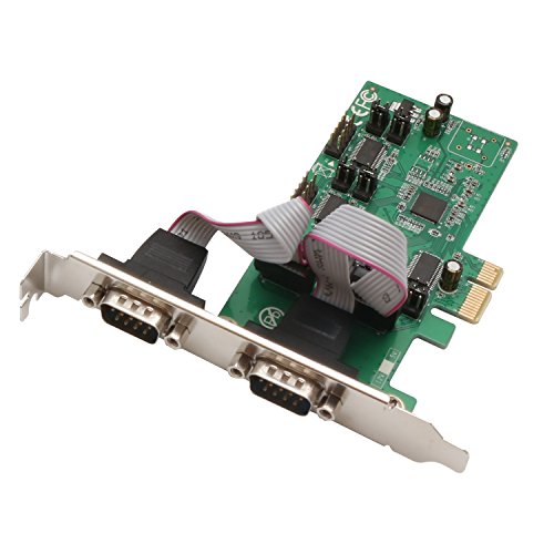 I/O Crest 4 Port PCI Express 1.0 x1 to Industrial DB9 COM RS232 Converter Adapter Controller for Desktop PC with Low Bracket RS-232 / RS-422 / RS-485 Asix99100 Chipset - Thumbnail 2