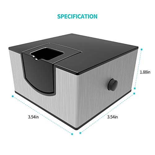 Wancle Smoking Gun Food Smoker Infusion Smoker for Home Cooking and Outdoor BBQ Silver