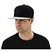 adidas Originals Men's Trefoil Chain Plus Flatbrim Structured Snapback Cap, Black Twill/Grey Suede, One Size