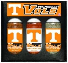 Tennessee Volunteers NCAA Boxed Set of 3 (Cajun Seas,Stk/Rib Rub, BBQ Rub)