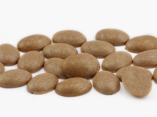 18x13mm Wood .WD1 Flat Back Oval Acrylic Cabochons Rhinestones Plastic Gems Embellishments for Crafts, Costumes, Card Invitations, Jewelry, Cosplay - 25 Pieces — image 1