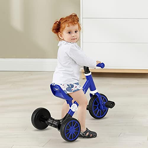 XJD 3 in 1 Kids Tricycles for 10 Month to 4 Years Old Kid Trike Toddler Bike Boy Girl Trikes for