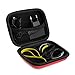 Geekria Shield Headphones Case for in-Ear Headphones, Replacement Hard Shell Travel Carrying Bag with Cable Storage, Compatible with Audio-Technica, Beats, JBL Headsets (2 Packs/Red)