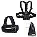 PANNOVO Head Strap Chest strap Mount Accessories Kits for GoPro Hero Session 5 4 3+ 3