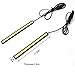 RioRand RR-2P-6W-6K-S LED Daytime Running Light (2-Piece Waterproof Aluminum High Power 6W 6000K Xenon Slim COB, White)