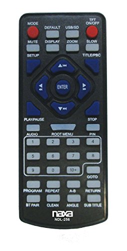 NAXA Electronics NDL-256 Portable Bluetooth DVD Boombox, 7- Inch LCD Screen, Listen to CDs/MP3/AM/FM, Supports USB/SD/SDHC Cards (Certified Refurbished)