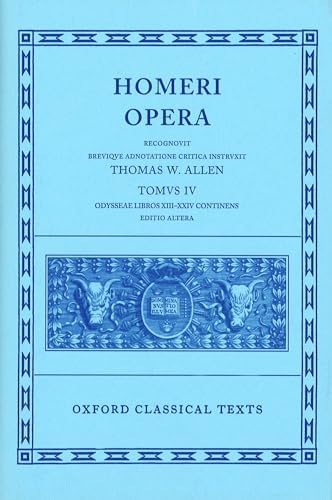 The Odyssey, Books 1-12 (Oxford Classical Texts: Homeri Opera, Vol