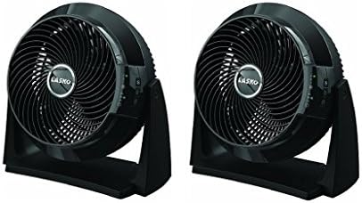 Lasko 10" Blade Span Air Flexor Fan with Remote Control Set of 2