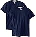 Hanes mens 2 Pack X-temp Performance T-shirt undershirts, Navy, Medium US