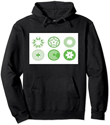 Unisex Crop Circle Distressed UFO hoodie - Alien Encounters 2XL Black