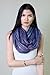Anika Dali Women's Shimmer Sparkle Infinity Scarf- Festival Boho Bliss Fashion Scarf (Blue Turquoise)