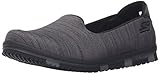 Skechers Performance Women's Go Mini Flex Walking Shoe, Black/Gray, 8.5 M US