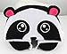 Kovot KO-158 Animal Panda Hoodie Travel Pillows, White/Black