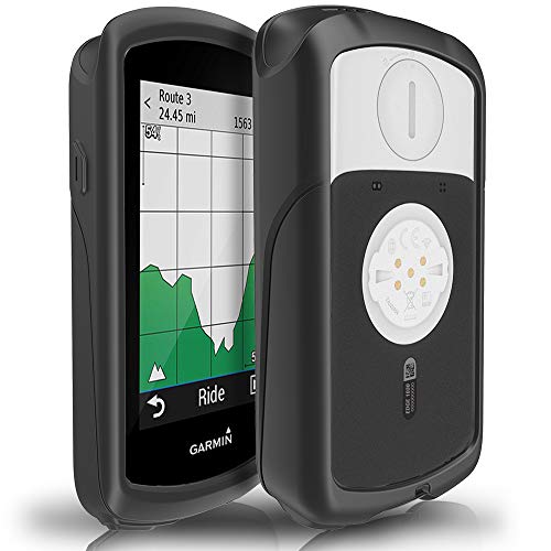 [2-Pack] TUSITA Case for Garmin Edge 1030 - Silicone Protective Cover - GPS Bike Computer Accessories