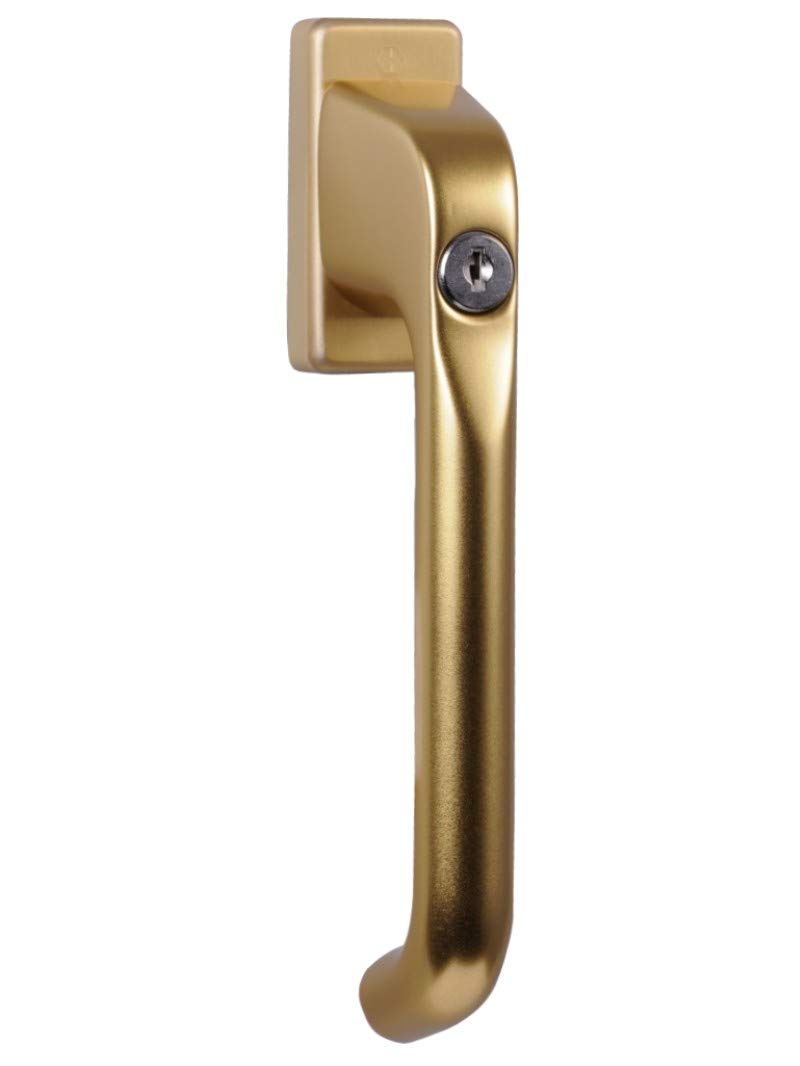 Hoppe Tilt Slide Patio Door Handle 43mm Screw Fix Matt Gold