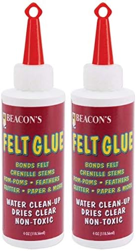 Beacon Adhesives FG4OZBOT12 Felt Glue, 4-Ounce (Вundlе оf Тwо)