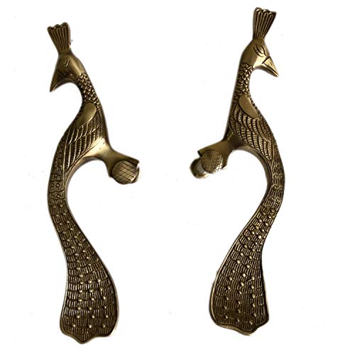 Aakrati Peacock Dor Handle Cabinet Handles Brass Made In Royal