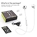 Bluetooth Headphones, GRDE Magnetic Wireless Earbuds, Wireless Sports Earphones Bluetooth Headsets HD Stereo in-Ear Sweatproof Earpieces Compatible for Samsung Galaxy S8/S9 Note 8 and Android Phones