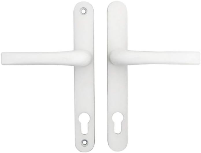 Roto Match Upvc Door Handle 200mm Screw Fix 2 Hole Fix 92mm PZ Sprung