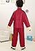 AvaCostume Traditional Chinese Boy Dragon Kung Fu Outfit Tang Costume, Red, 12
