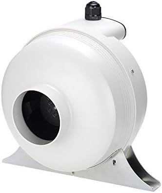 Duct Fan, Zhanye 4 Inch Inline Duct Fan Quiet, 110V/120V 210CFM, Strong Radon Centrifugal Ventilation Fan with 4-feet Power Cord, Thick PC Casing Material Waterproof IP67, Speed Controllable