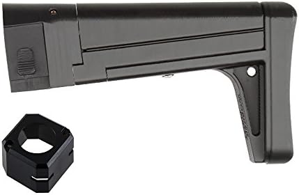 Worker F10555 3D Printing No.174 XCR-L Foldable Shoulder Stock for nerf N-strike elite Color Black