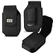 Vertical Leather Case with Magnetic closure with belt clip for Jethro Senior FLIP Phone SC213.