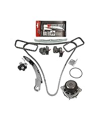 MOCA - Kit de cadena de sincronización con bomba de agua para Nissan Maxima 04-08 y Nissan Altima 04-06 y Nissan Quest 04-09 3.5L V6 24V DOHC VQ35DE