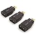 LEADTECH Deans T Plug Male to Traxxa TRX Female Connector Adapter No wires RC Battery Connectors Converter Adaptors Set (3PCS)
