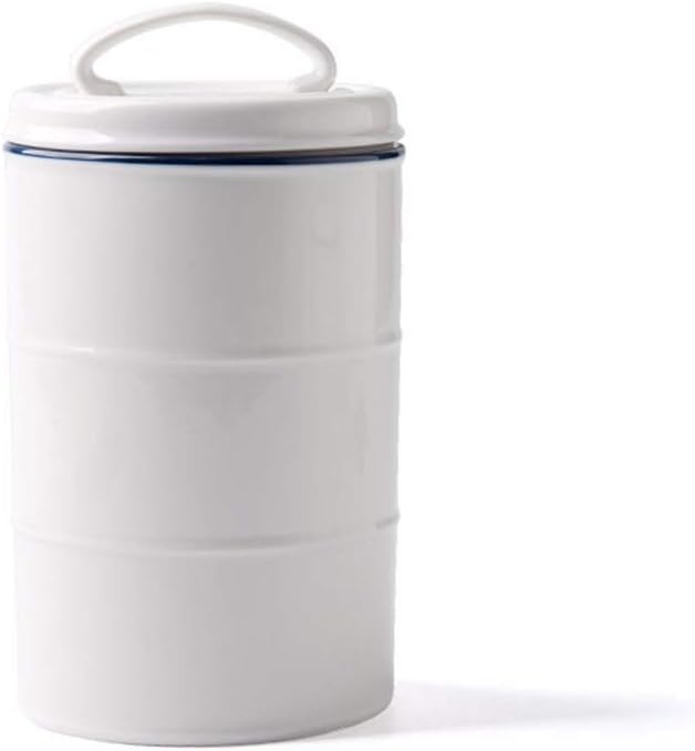 wxttlg Spice jar, Nordic ins simple Home European kitchen ceramics Sealed storage sugar bowl Milk powder tea foodPreservation jar