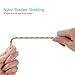 SNX(TM) Certified 5 Pack 3 Feet / 1 Meter 8 Pin Nylon Braided Lightning to USB Cord for iPhone iPad iPod