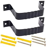 2 Pcs Downspout Adapter Gutter Strap Square Pipe