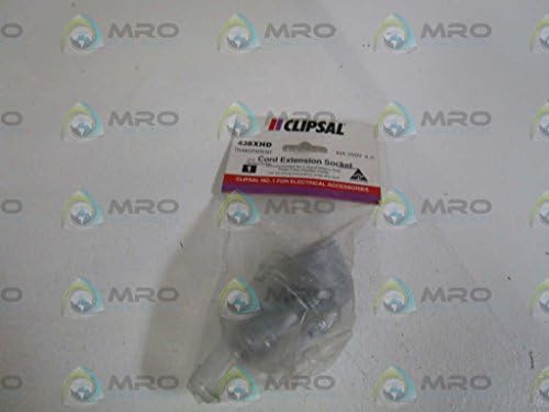 LOT OF 8 CLIPSAL CORD EXTENSION SOCKET 438XHDNEW IN FACTORY BAG