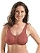 Leading Lady Women's Plus-Size Zig-Zag Weave Sleep Leisure Bra, Rosewood, 44 BCD