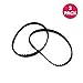 Long Life Durable Vacuum Belt 2 PK Designed To Fit Kenmore CB-1 Geared Belt Part # 20-5285, 742024 & NuTone Geared Belt Part # 46-3300-03, Hayden Part # 743411, 4193-00, & Cen-Tec Part # EB24010