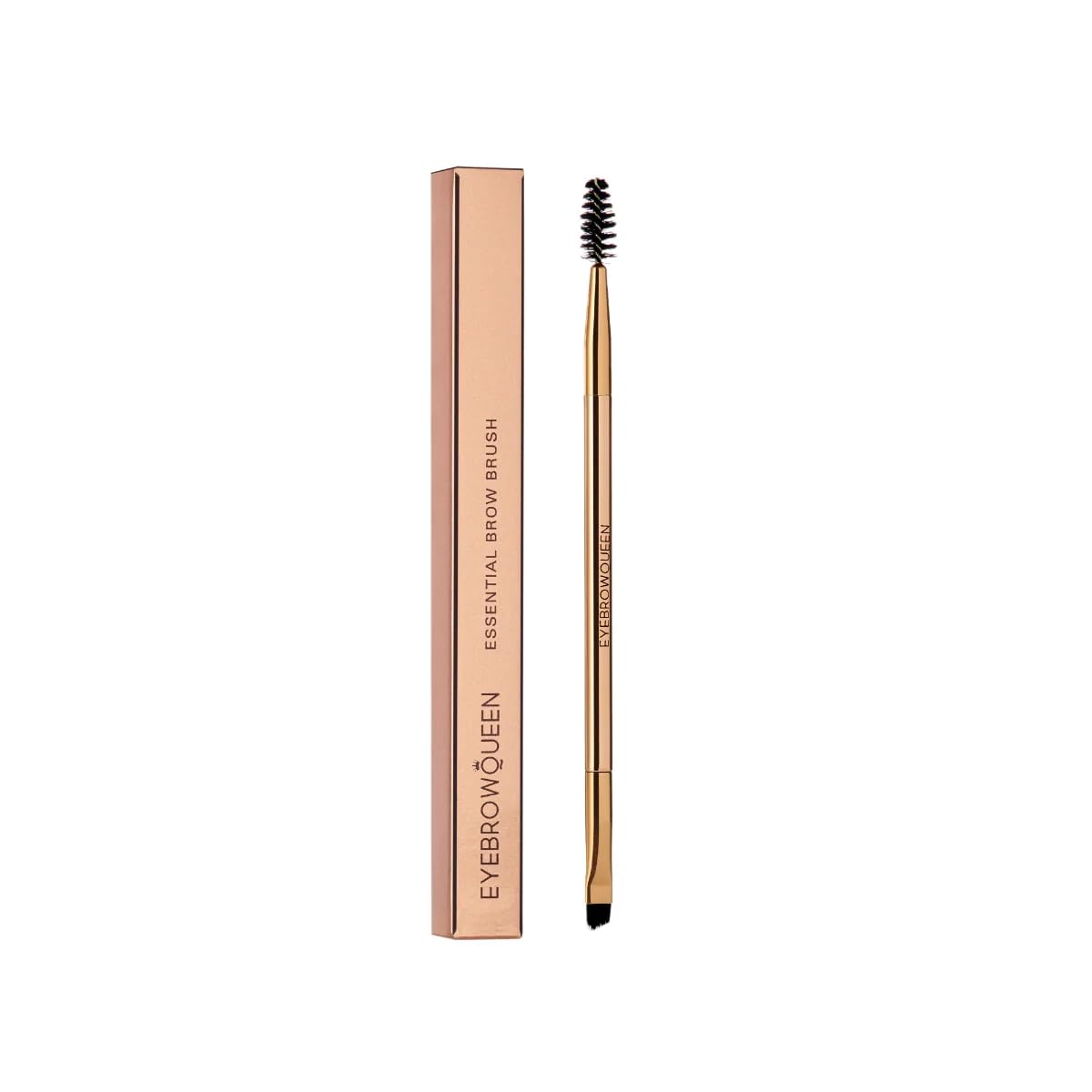 Eyebrowqueen Essential Brow Brush | Angled Tip | Double Ended | Pomades, Powders, Gel