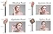 BeautyKate 8pcs Makeup Brushes Set Cosmetic Blusher Eye Shadow Brush Set Kit (Black Rose Gold)