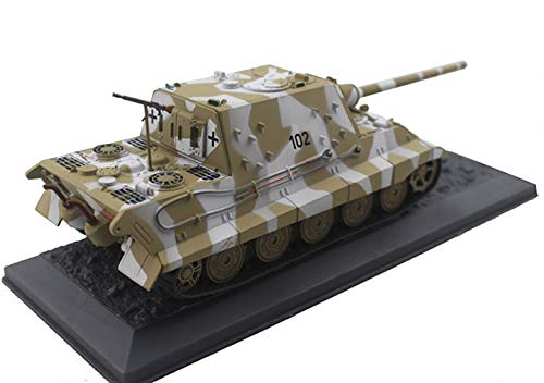 Tank Dekoratives Modell, Militärisches Modell Panzerjager Tiger AUSF.B Deutscher Schwerer Tank 1/43 Replik-Kollektion… – Bild 4