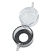 uxcell Black Clear Cylinder Shaped Push Button Switch Protector Cover 22mm