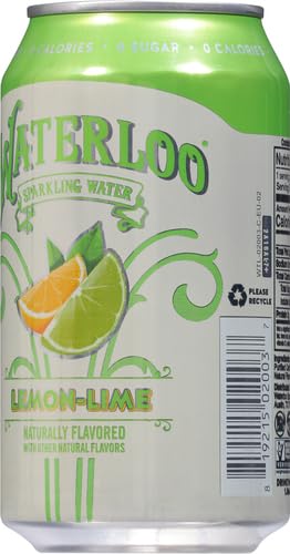 WATERLOO SPARKLING WATER WATERLOO LEMON-LIME SPARKLING WATER, 12 FL OZ