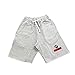 Flexz Fitness Gym Shorts SweatShorts | Bodybuilding Pants Joggers Gym Pants Gym Sweat Gray Large